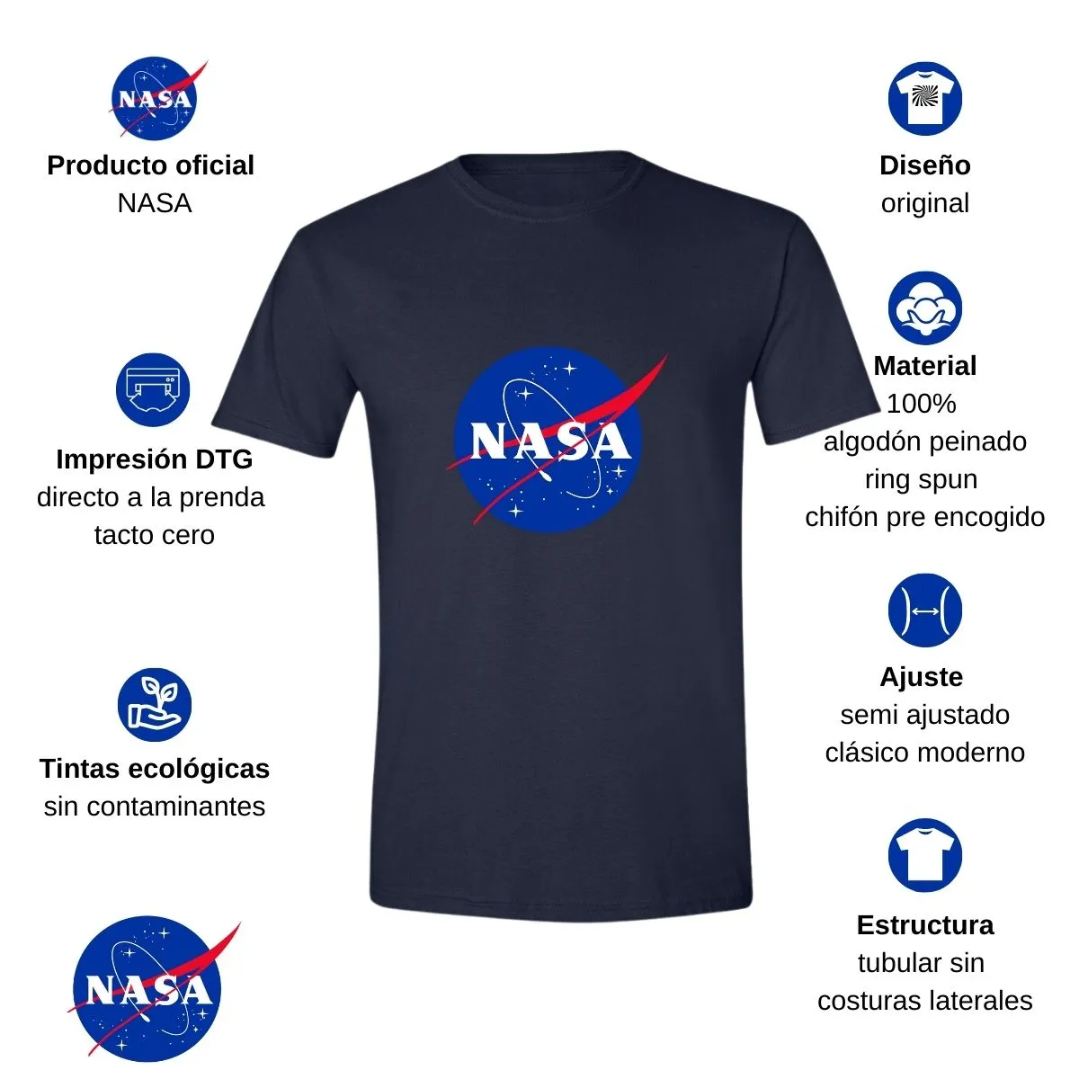 Playera Deportiva Hombre Nasa Logo