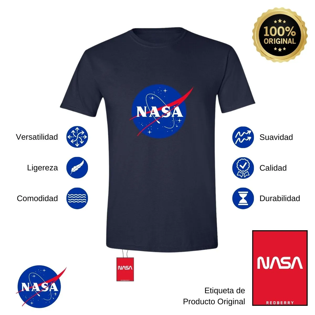 Playera Deportiva Hombre Nasa Logo