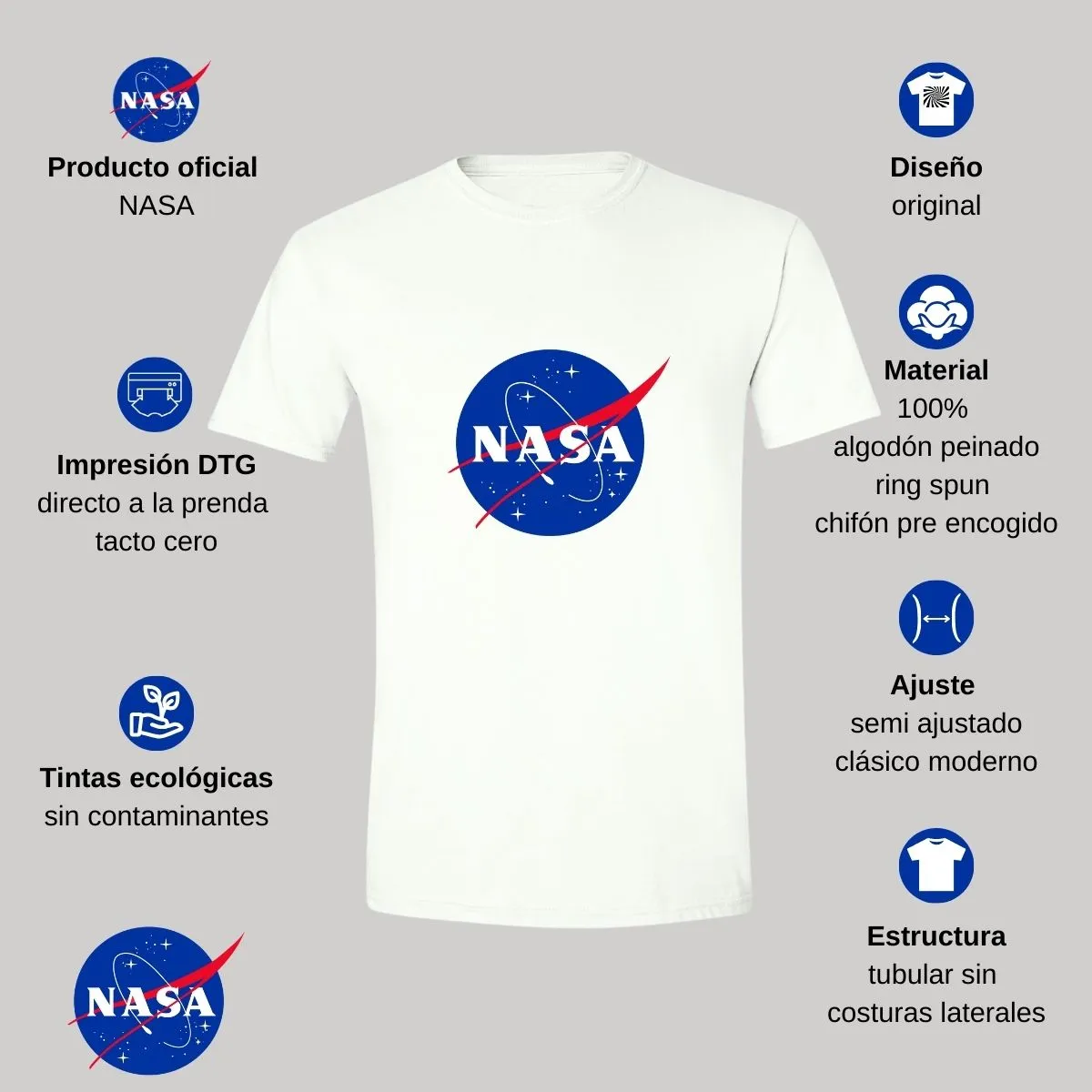 Playera Deportiva Hombre Nasa Logo