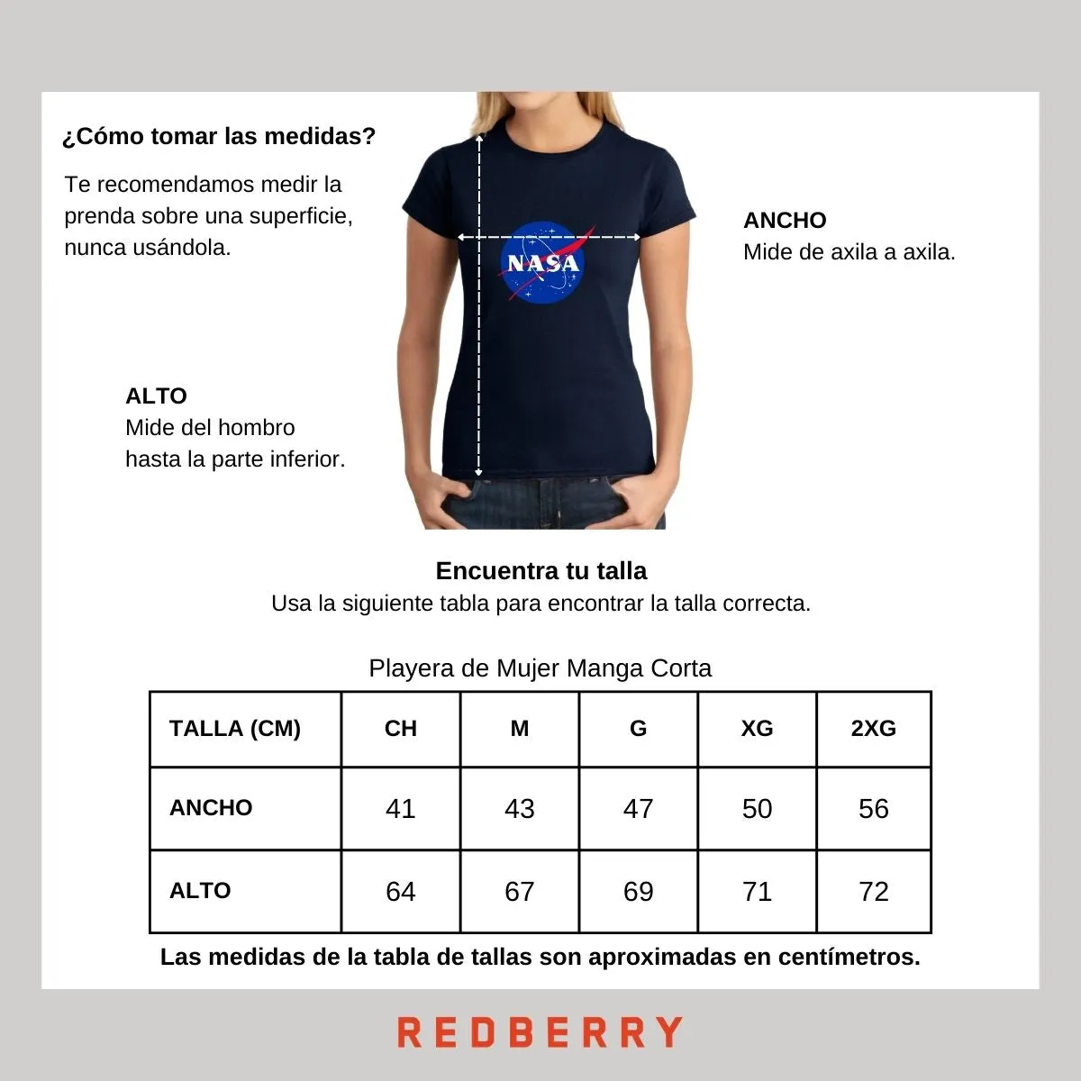 Playera Deportiva Mujer Nasa Logo