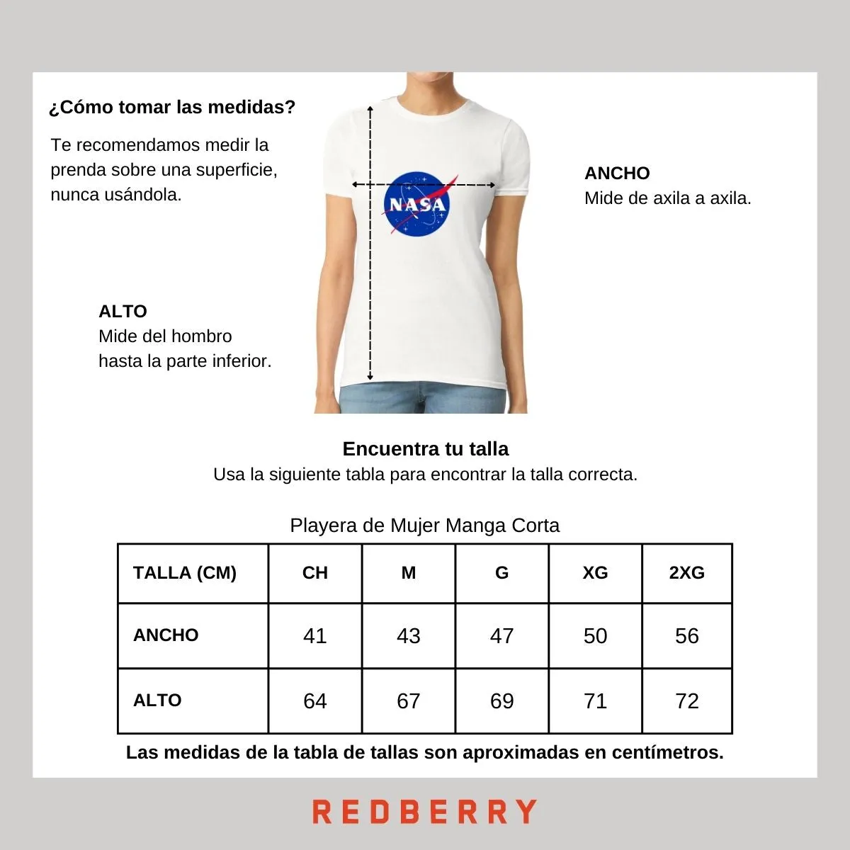 Playera Deportiva Mujer Nasa Logo