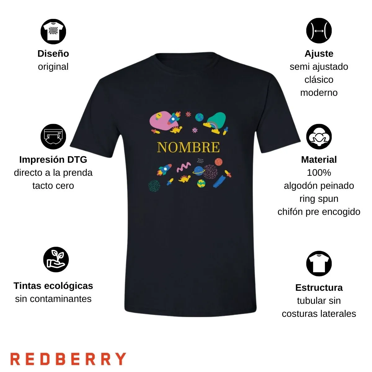 Playera Hombre Colorido