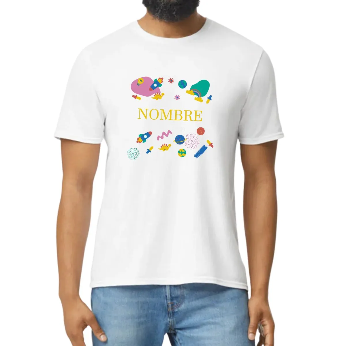 Playera Hombre Colorido