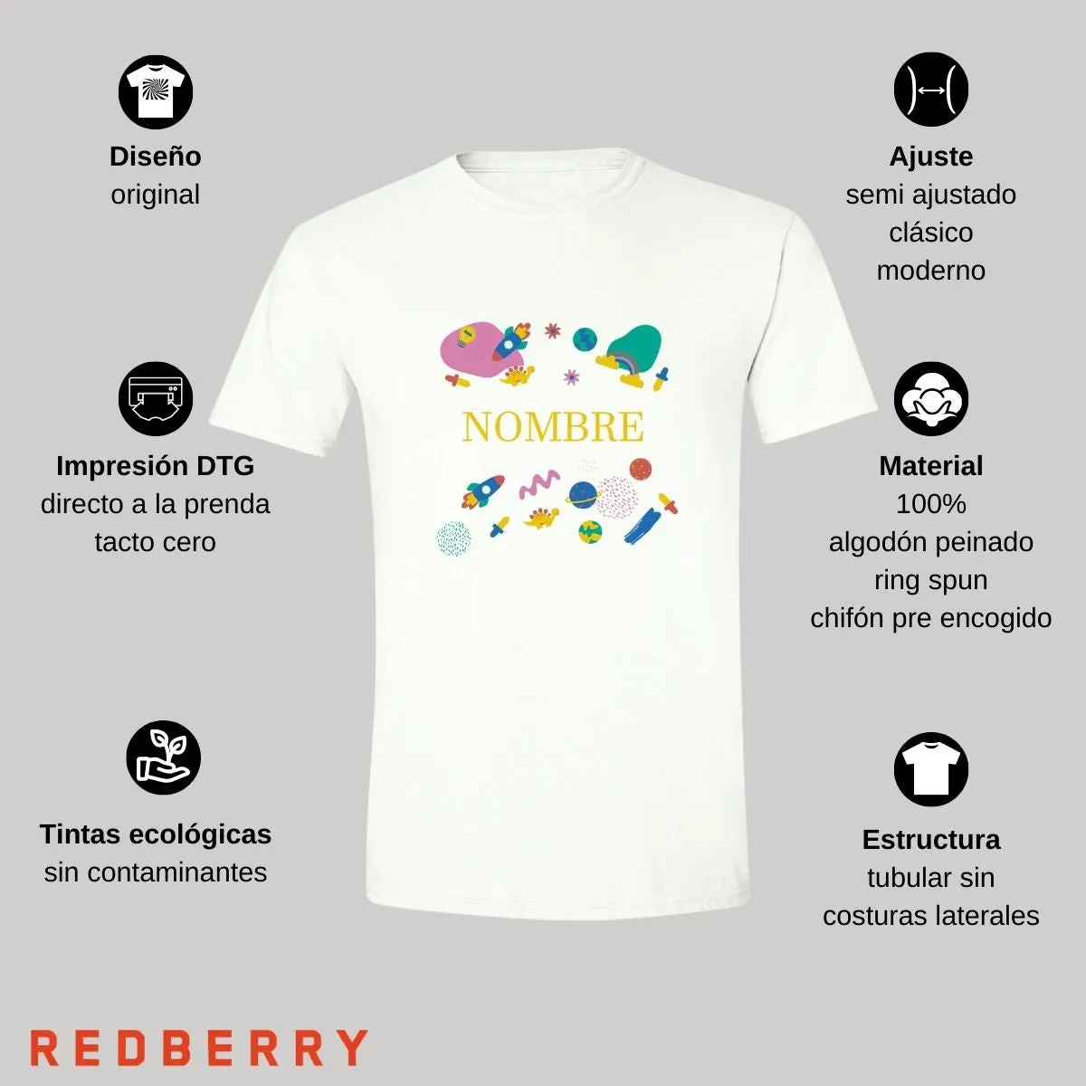 Playera Hombre Colorido