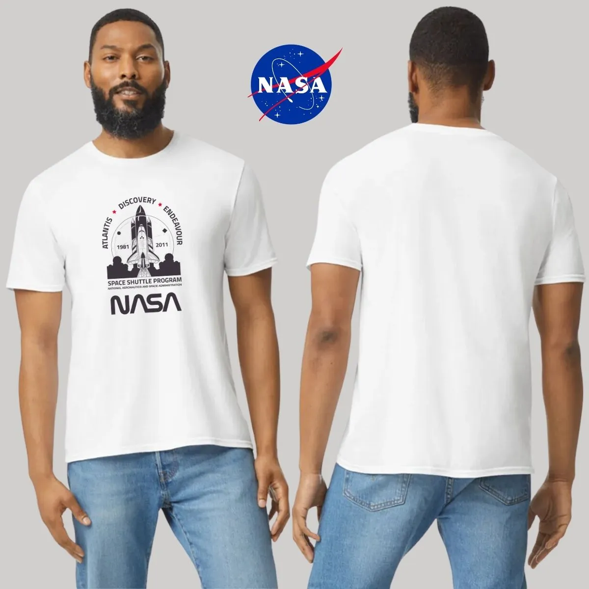 Playera Hombre Nasa Cohete