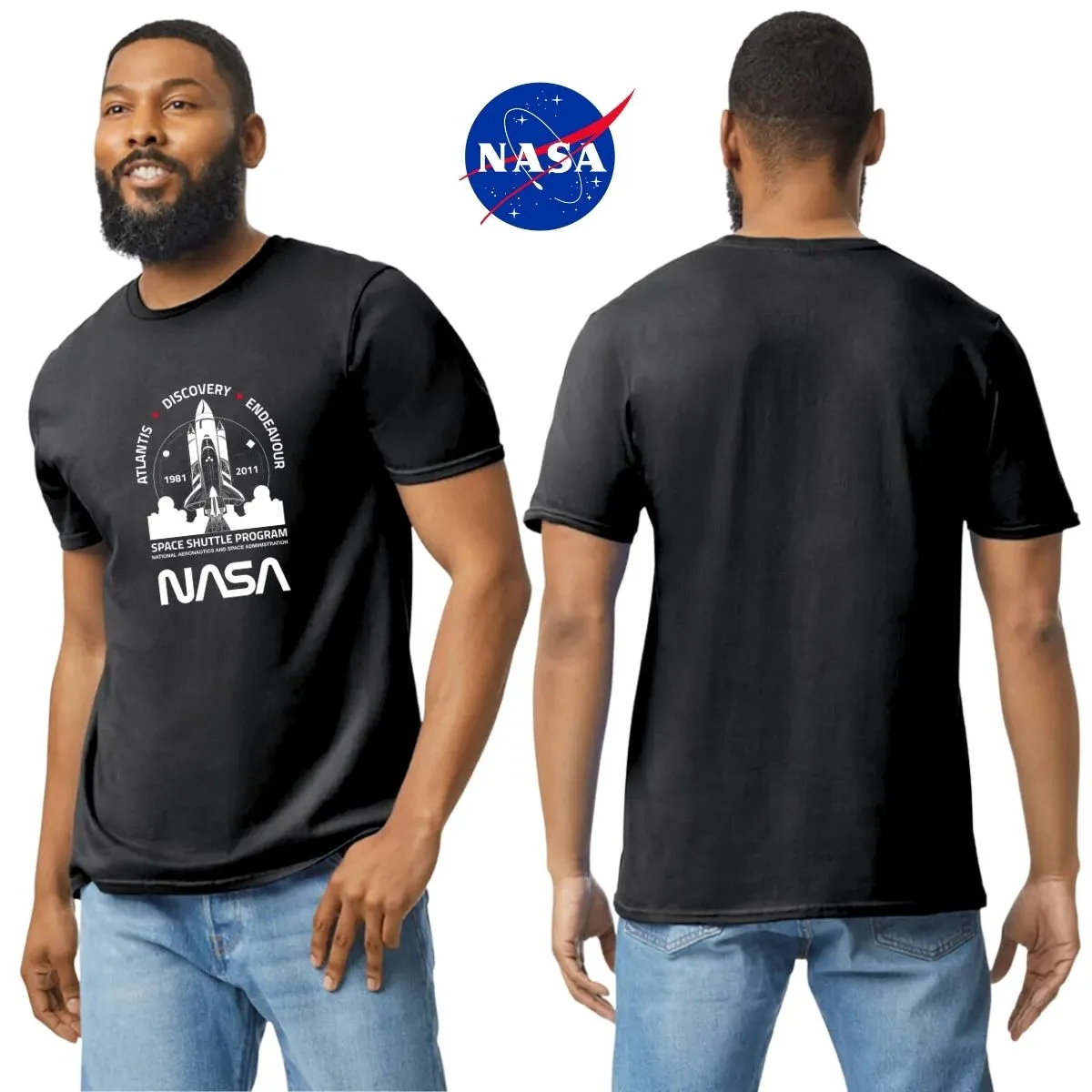 Playera Hombre Nasa Cohete