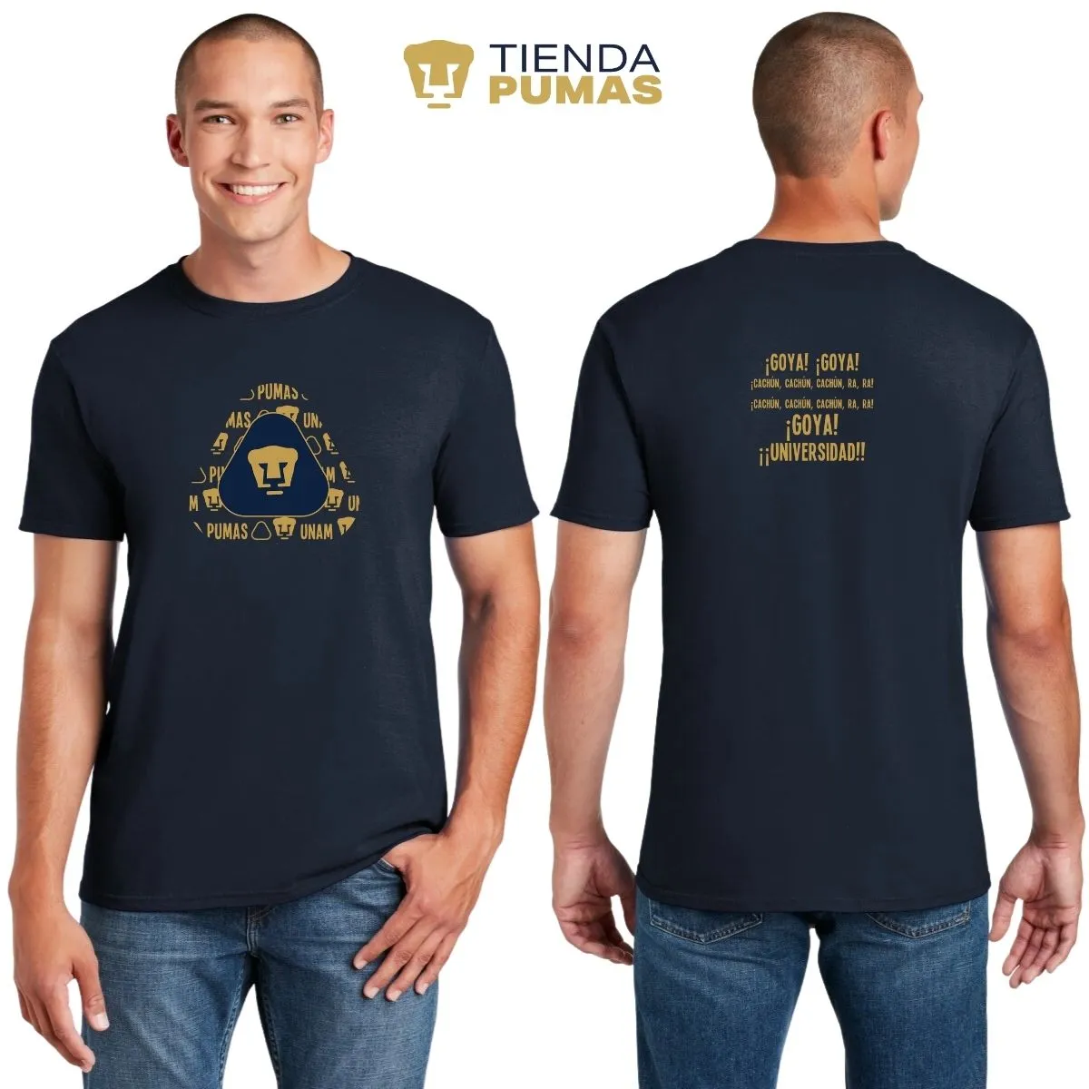 Playera Hombre Pumas UNAM triangular