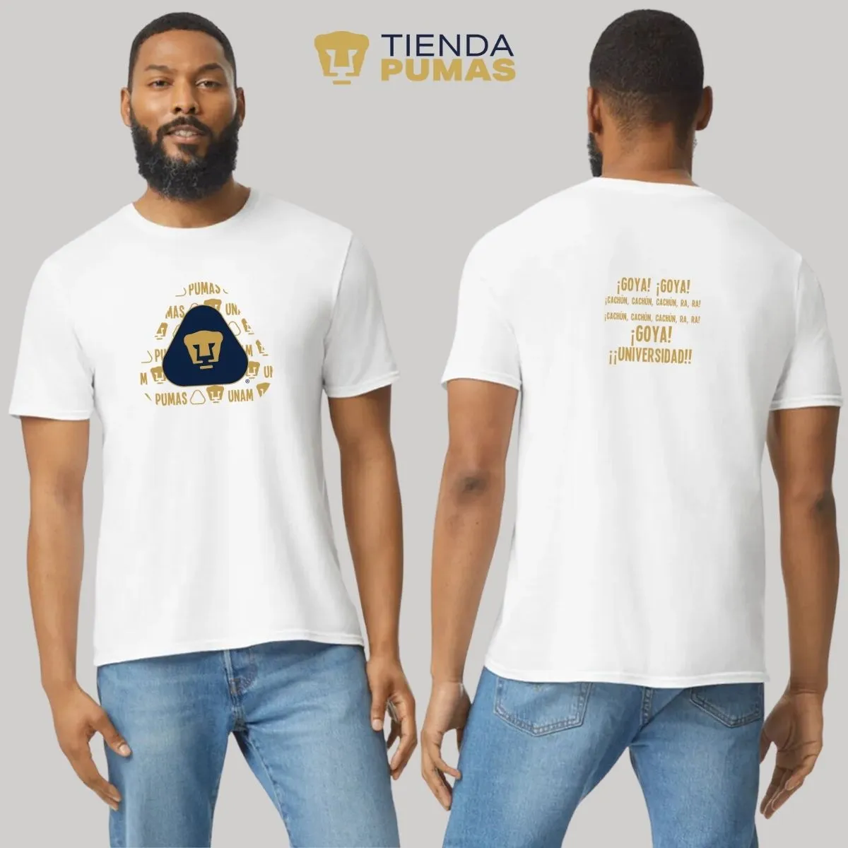 Playera Hombre Pumas UNAM triangular