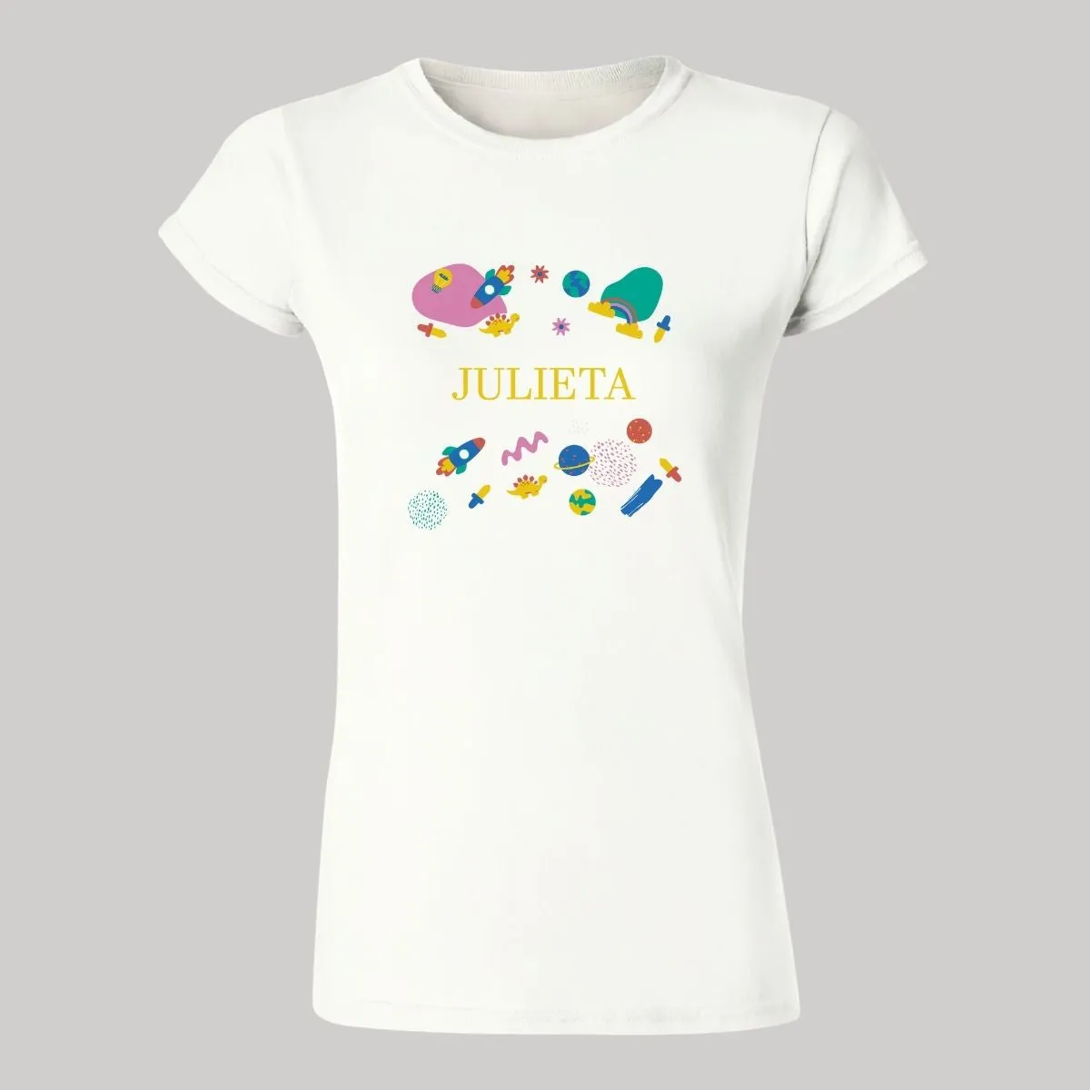 Playera Mujer Colorido