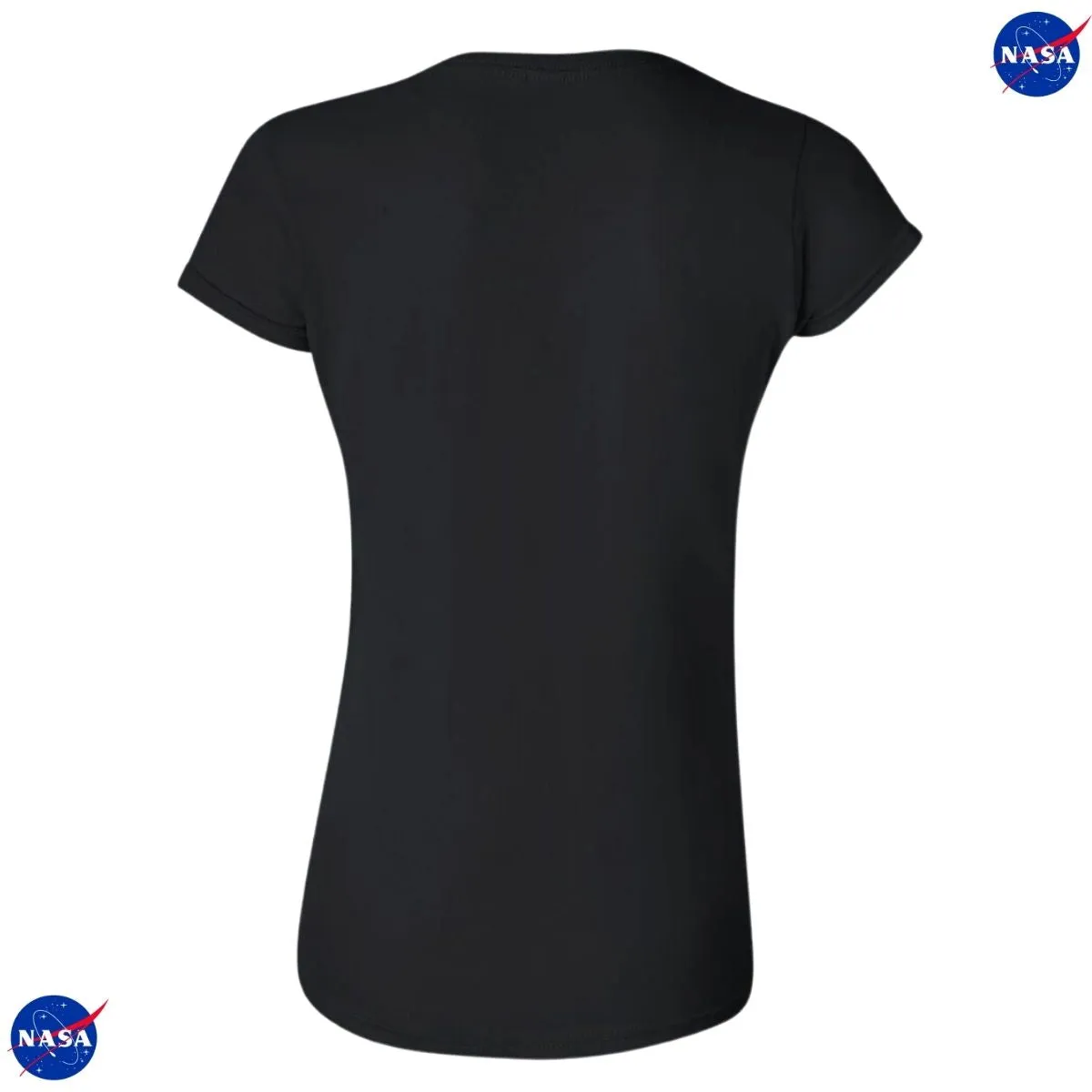 Playera Mujer Nasa Cohete Espacial Escudo