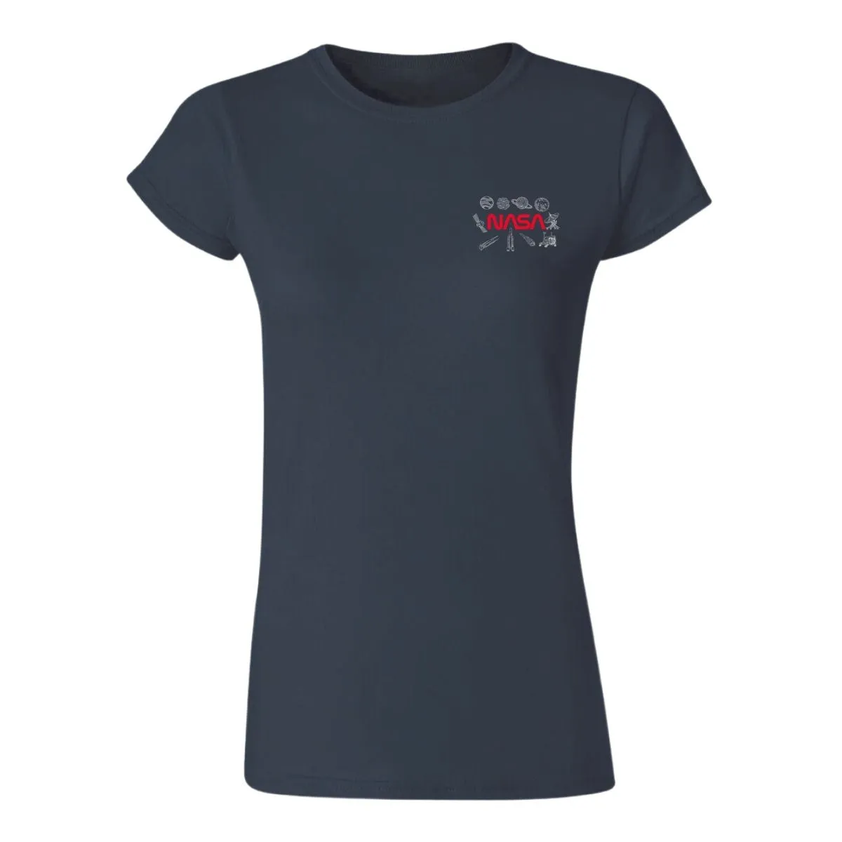 Playera Mujer Nasa Espacio Escudo