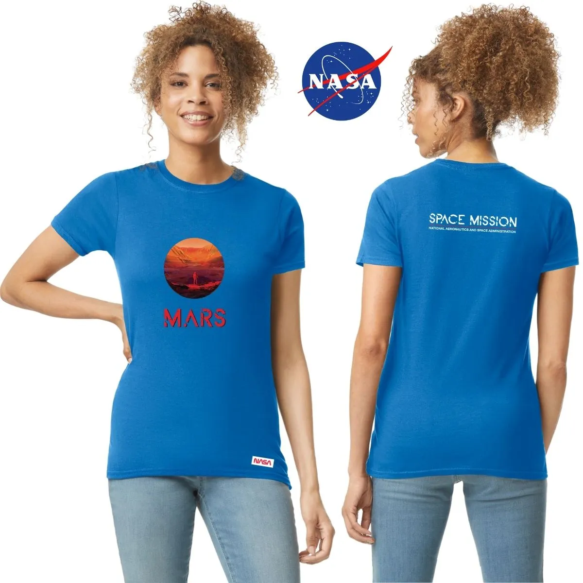 Playera Mujer Nasa Mars