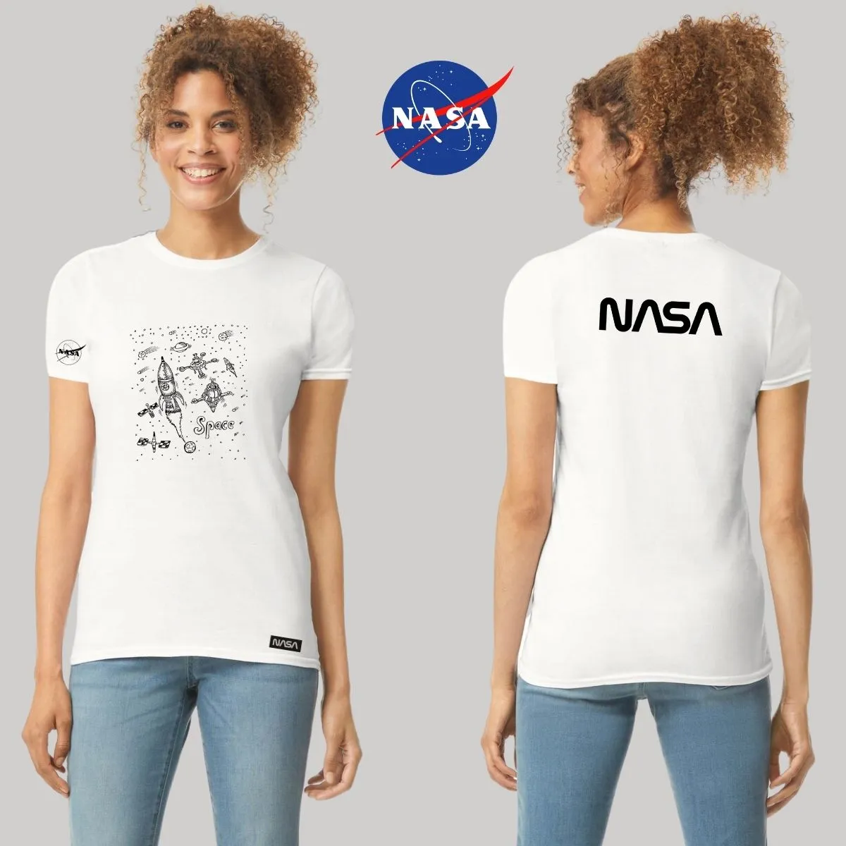 Playera Mujer Nasa Space