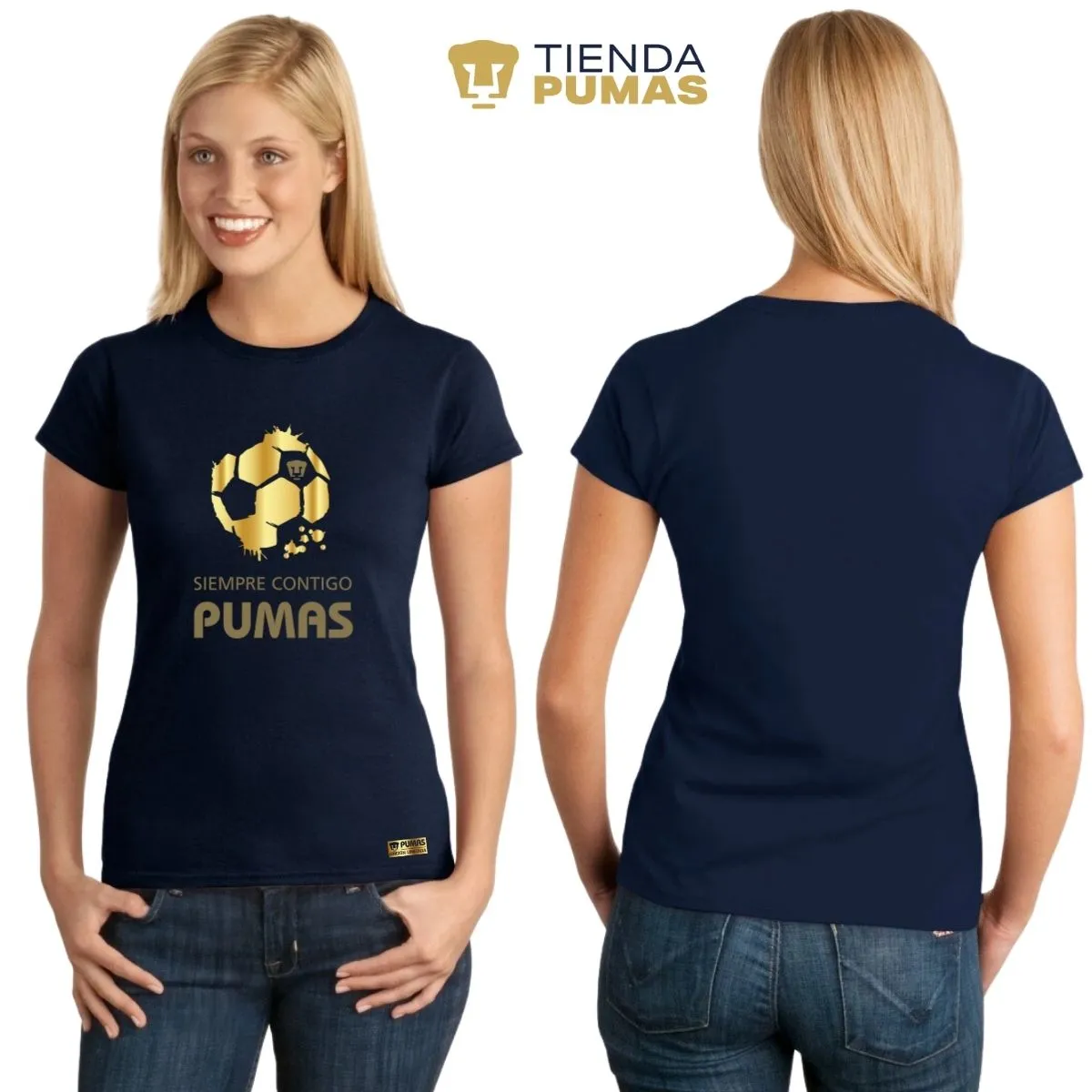 Playera Mujer Pumas UNAM Ed Limitada 2 Siempre contigo