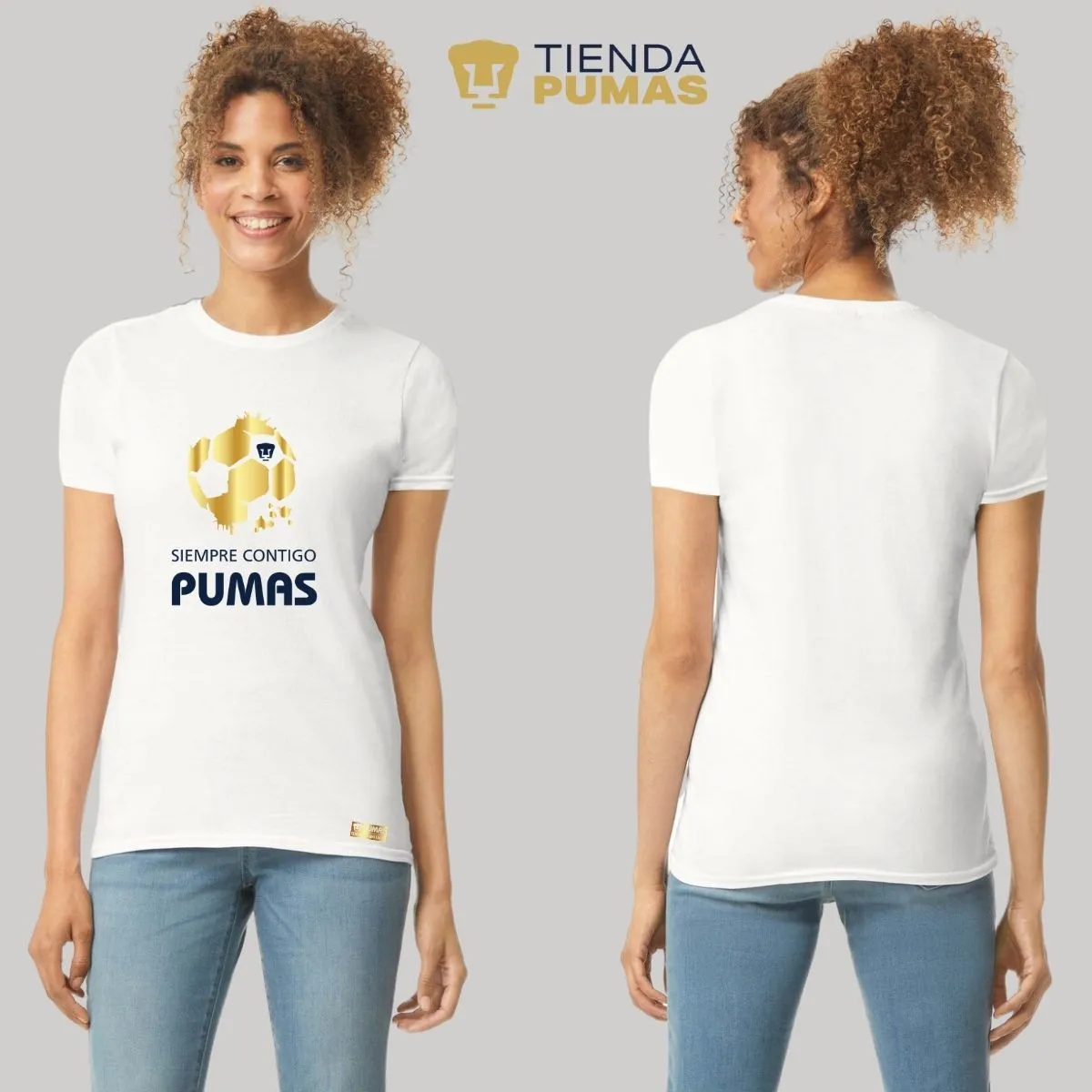 Playera Mujer Pumas UNAM Ed Limitada 2 Siempre contigo