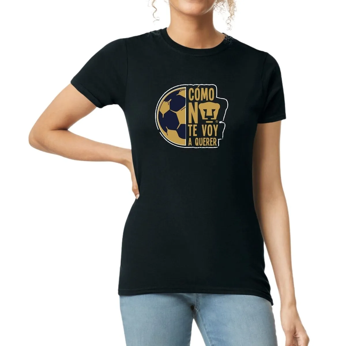 Playera Mujer Pumas UNAM Medio Balón