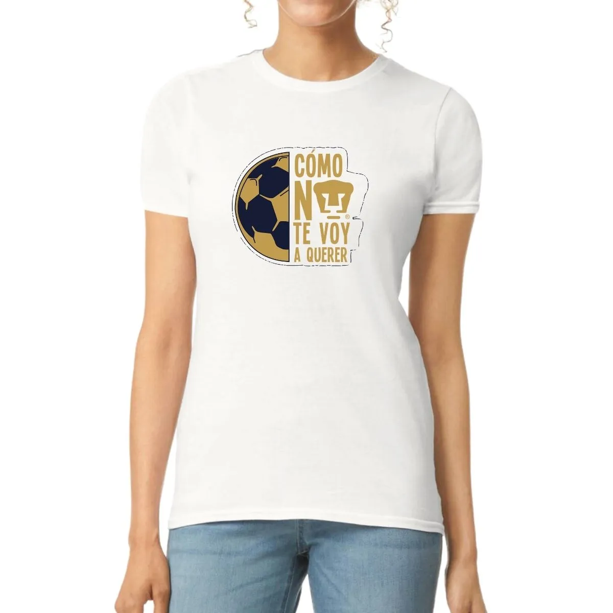 Playera Mujer Pumas UNAM Medio Balón