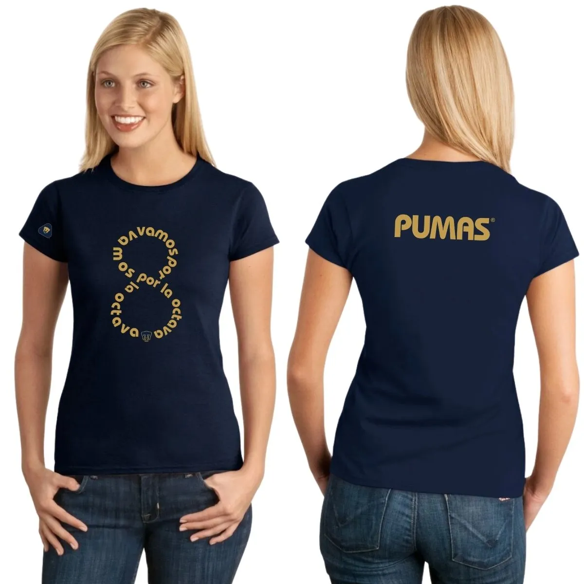 Playera Mujer Pumas UNAM octava