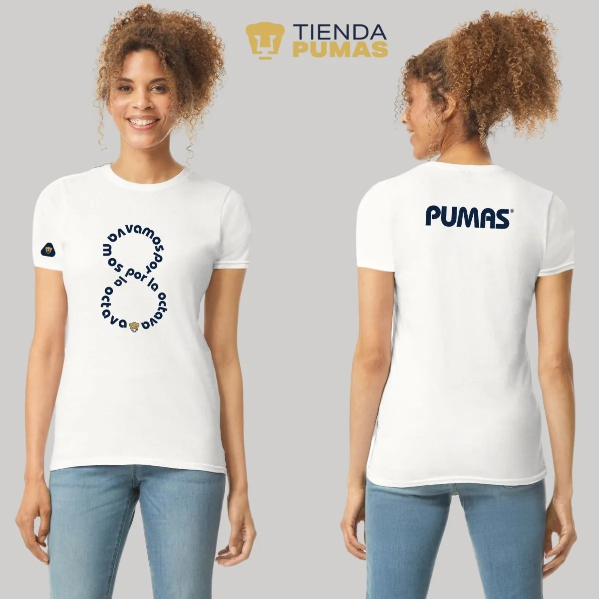 Playera Mujer Pumas UNAM octava