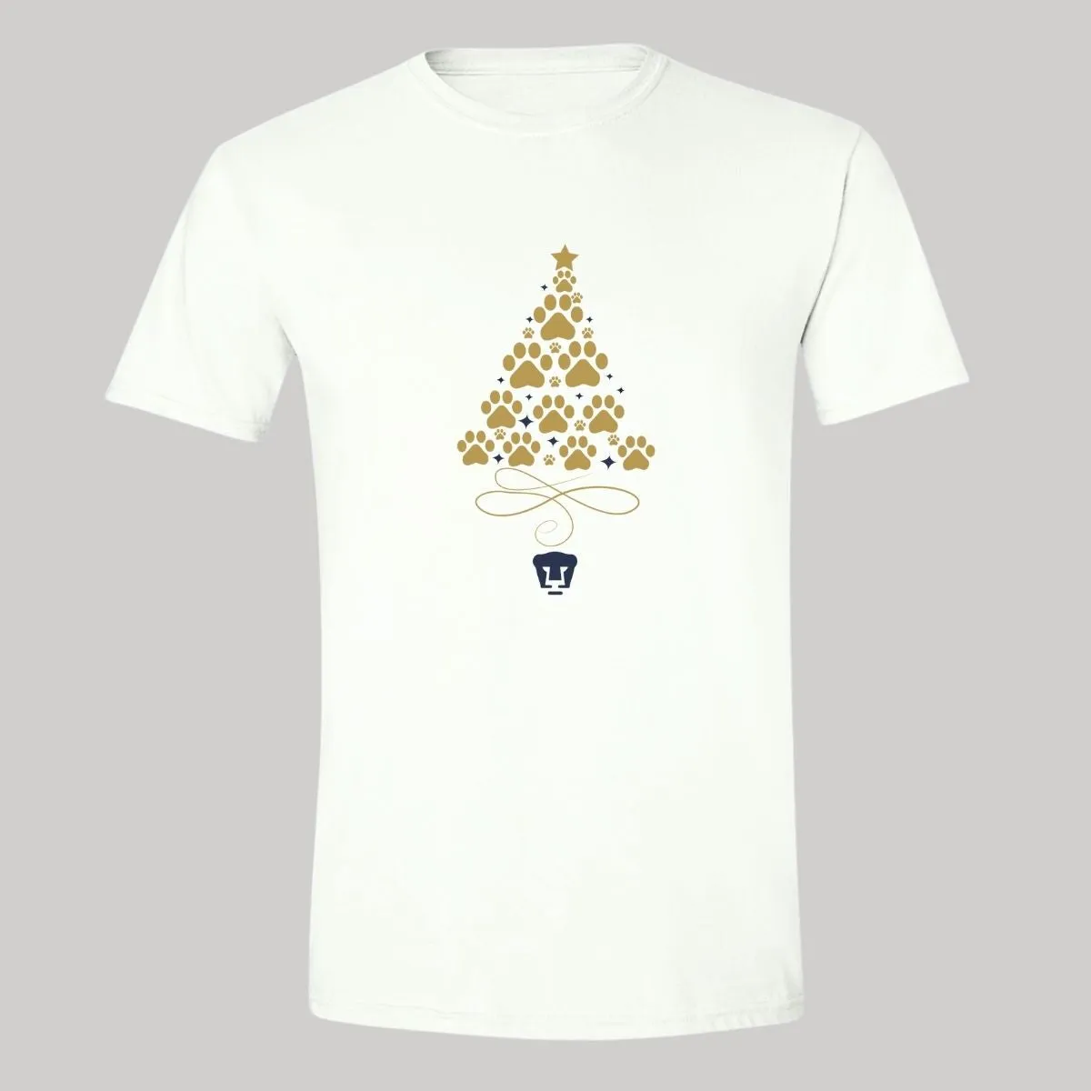 Playera Navidea Hombre Pumas UNAM rbol