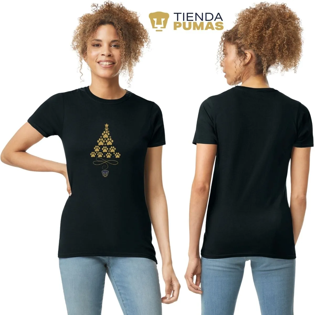 Playera Navidea Mujer Pumas UNAM rbol