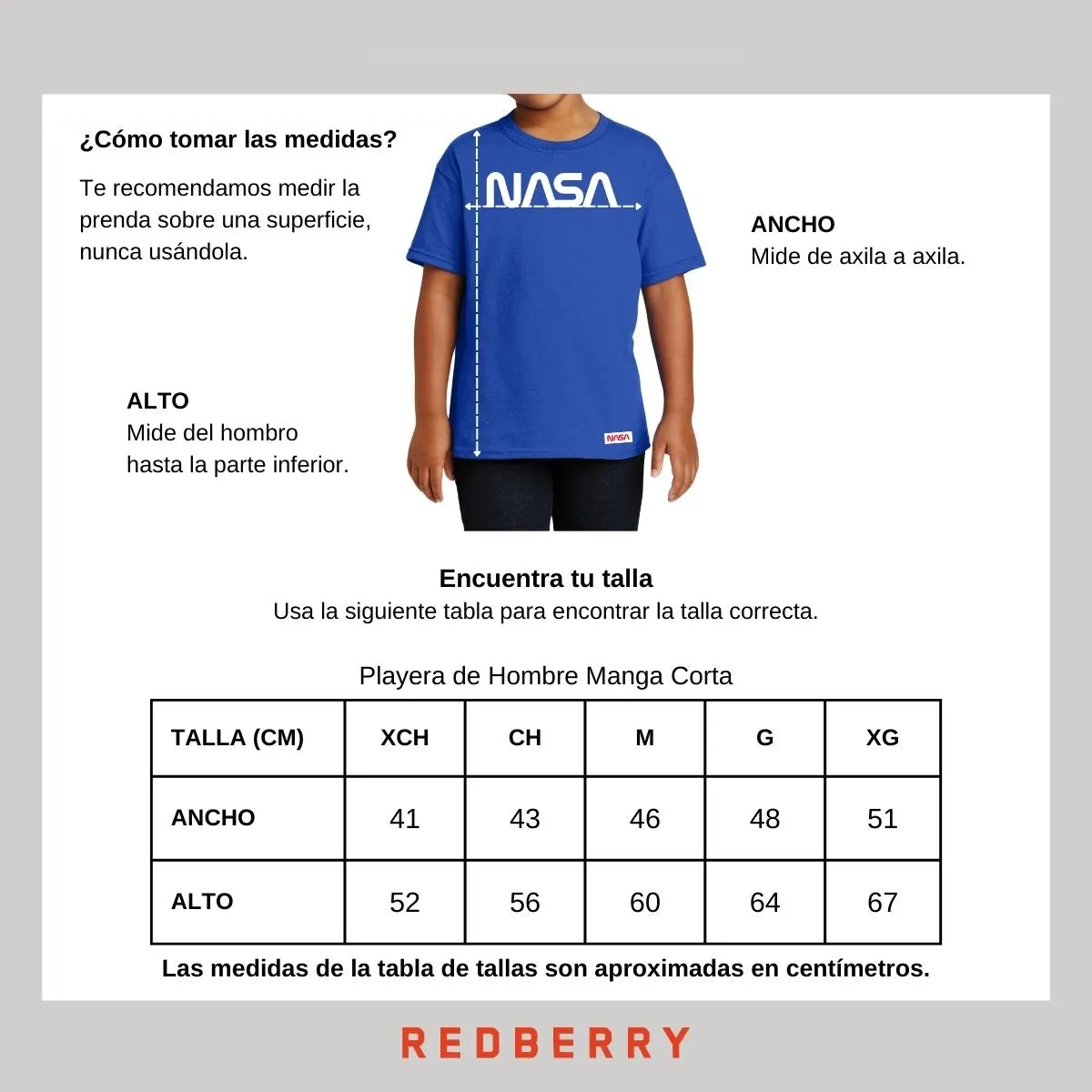 Playera Nios Nasa Worm Red