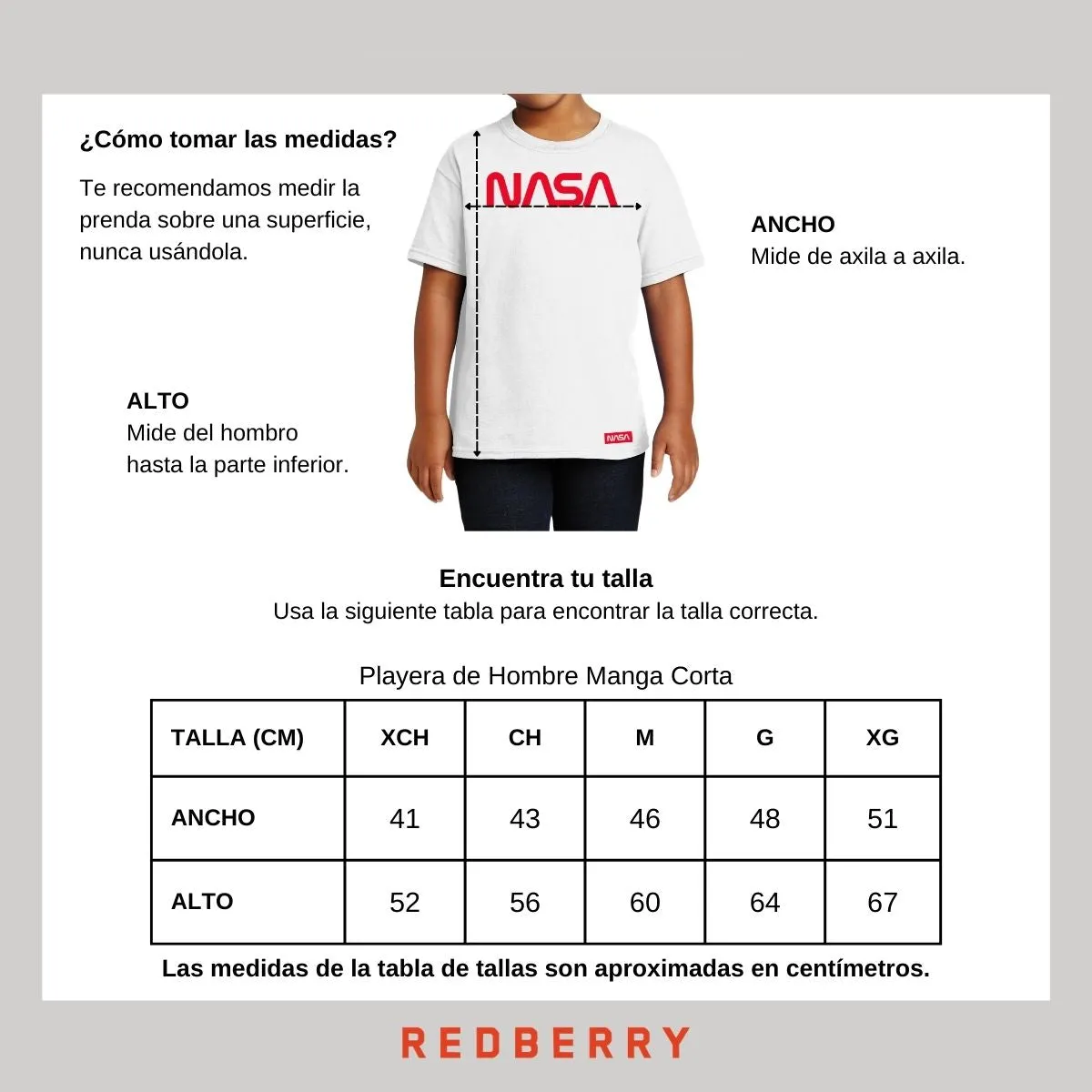 Playera Nios Nasa Worm Red