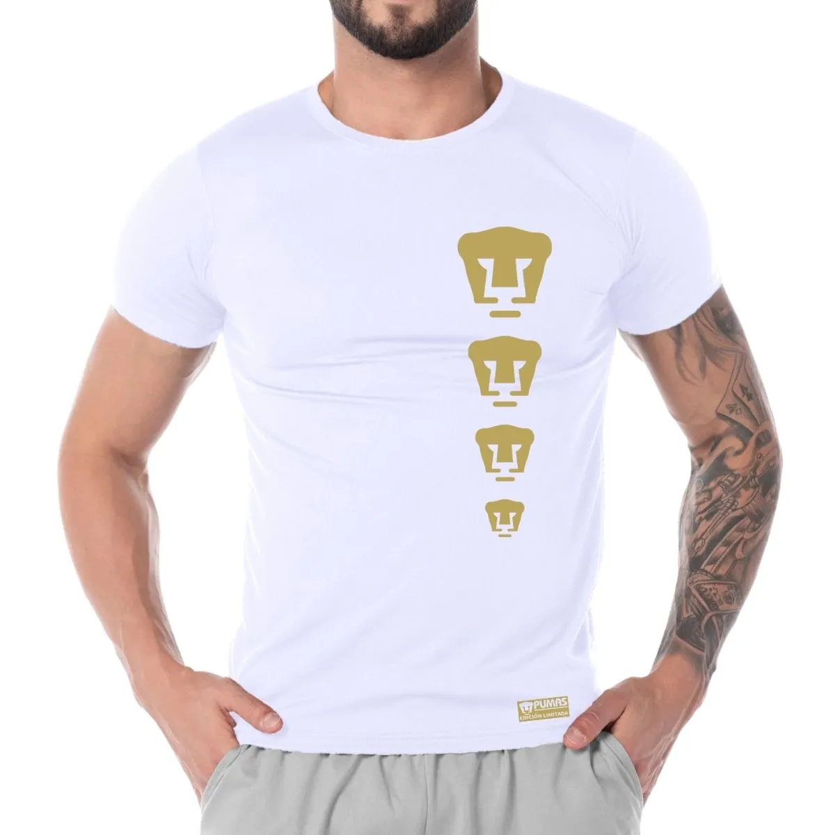 Playera Transpirable Hombre Pumas UNAM Edición Limitada 3 Vinil