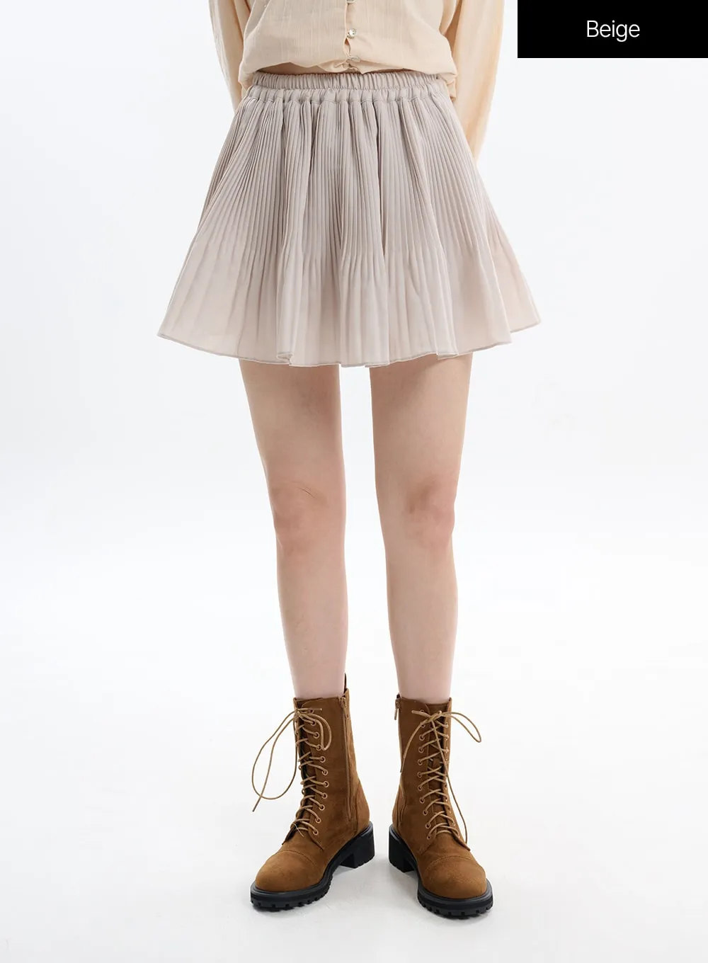 Pleated Mini Skirt IF413