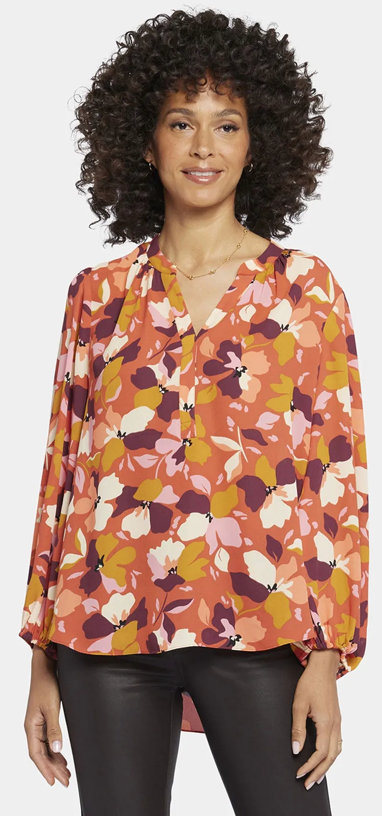 Puff Sleeve Blouse Bloemenprint | Gingervale