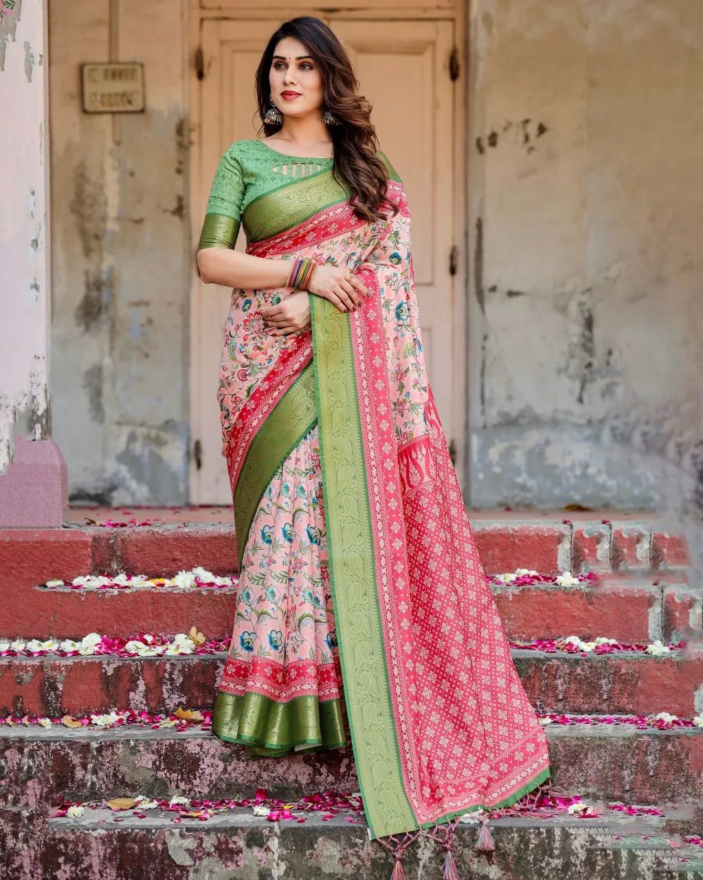 Pure Silk Printed Women's Saree