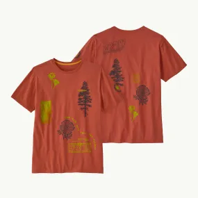 PYROPHYTES ORGANIC T SHIRT BURL RED