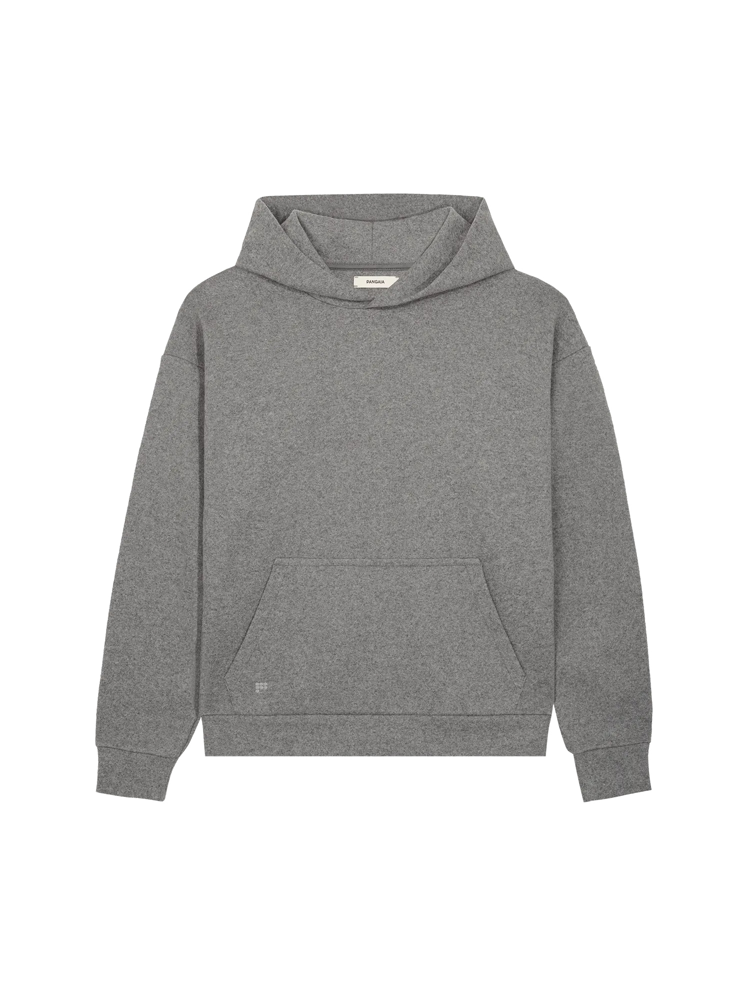 Recycled Wool Jersey Hoodie—volcanic grey