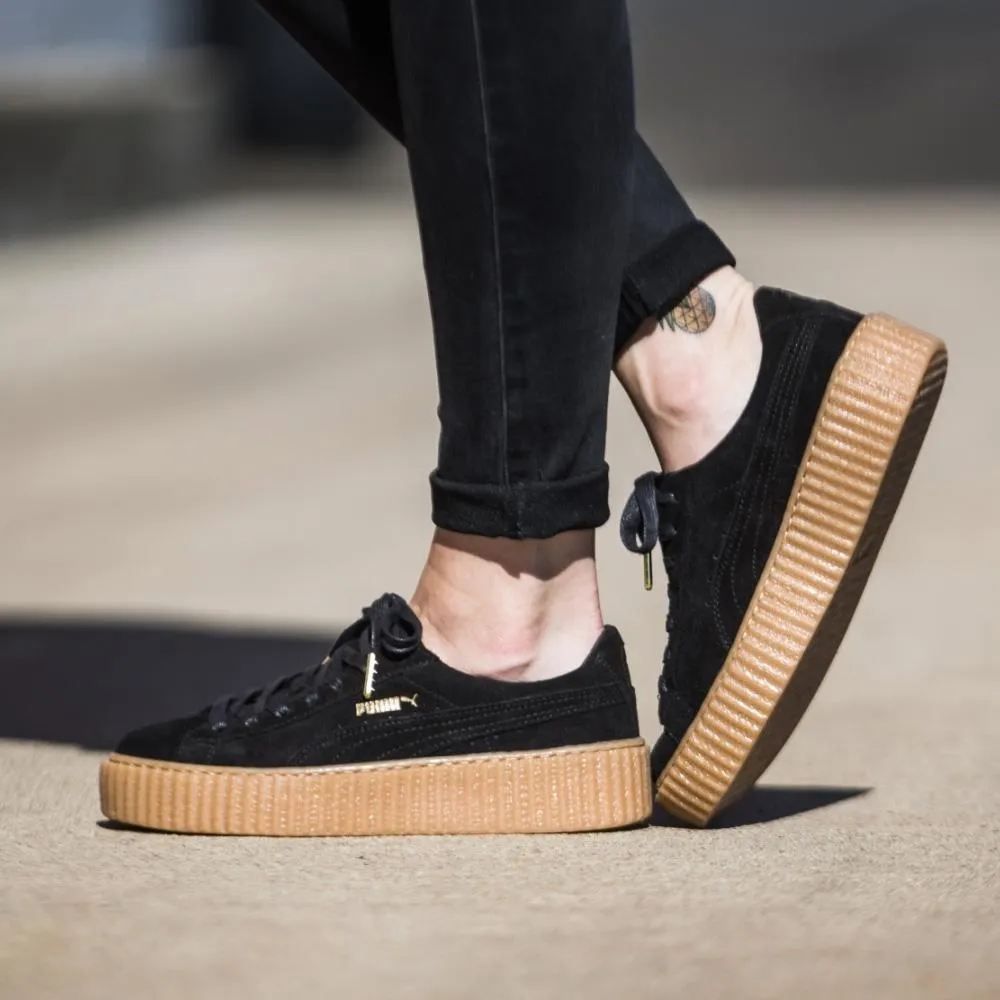 Rihanna x PUMA Suede Creeper Black-Gum