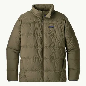 SILENT DOWN JACKET BASIN GREEN