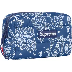 Supreme Puffer Pouch (Blue Paisley)