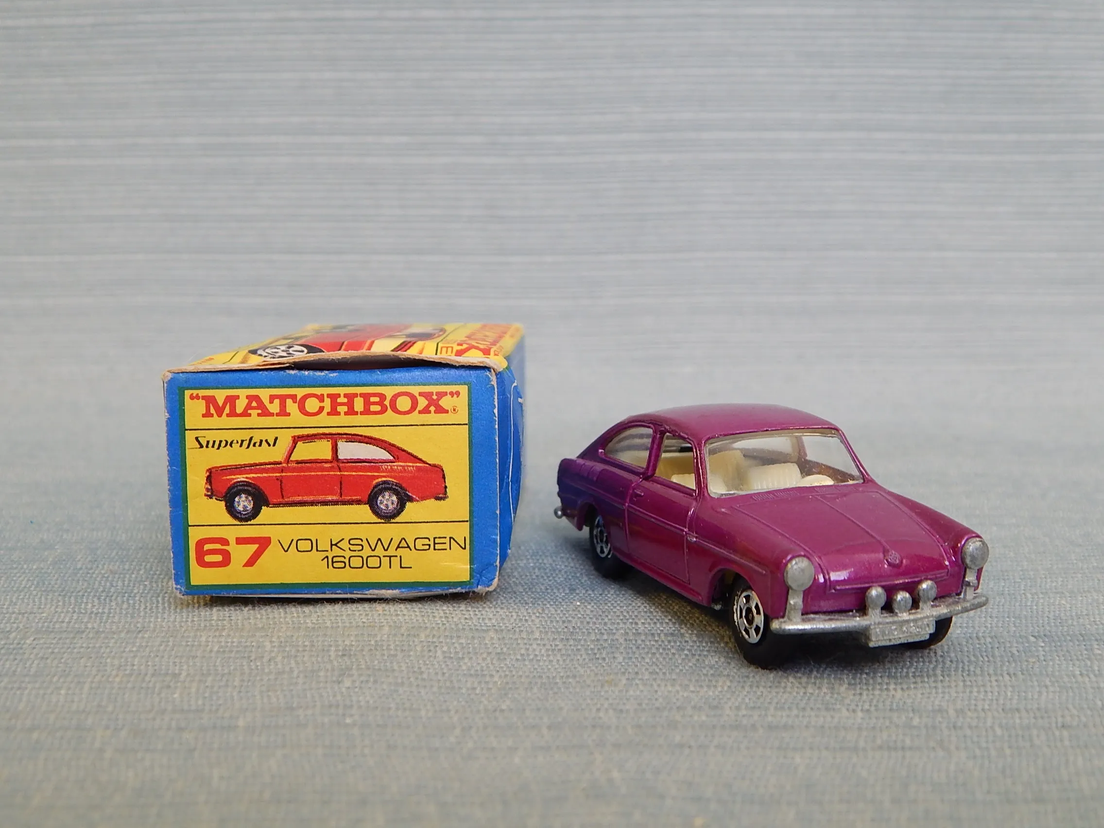 Vintage Matchbox Volkswagen 1600TL, Series 67