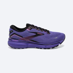 Women's Brooks Ghost 15, Purple/Pink/Black, 12 B Medium