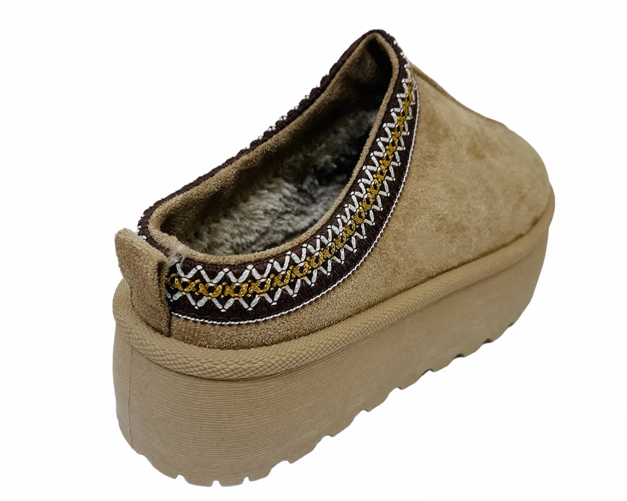 Women's Faux Suede Aztec Platform Shoes