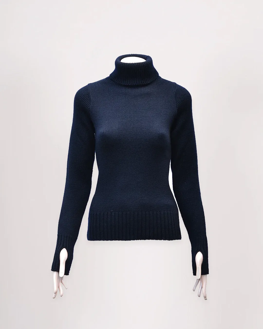 Women's Merino Wool Fitted Submariner Sweater