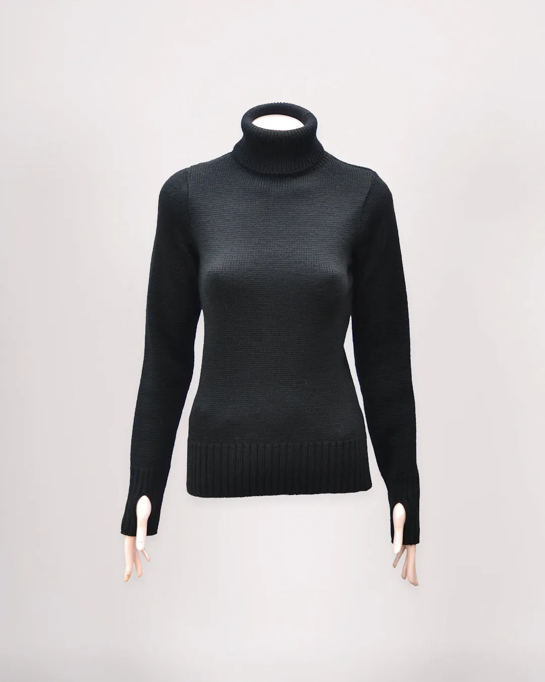 Women's Merino Wool Fitted Submariner Sweater