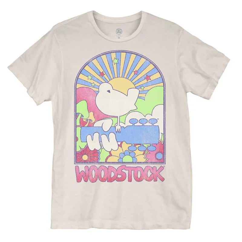 Woodstock Guitar Short Sleeve T-Shirt